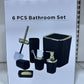 6PCS Bathroom Set Ensemble de salle de bain 6 pièces طقم حمام مكون من 6 قطع