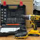 perceuse électrique brossé à double vitesse 10MM Batteries doubles 24 pièces Coboms  Visseuse et perceuse مثقاب كهربائي مزدوج السرعة بفرشاة 10 مم ببطاريتين 24 قطعة