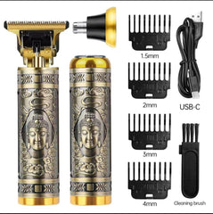 3-en-1 rasoir électrique USB Rechargeable nez oreille tondeuse hommes