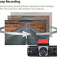 أربع كاميرات أمامية للسيارة، حماية بانورامية بزاوية 360 درجة 4 caméras de tableau de bord pour voiture, protection panoramique à 360 degrés