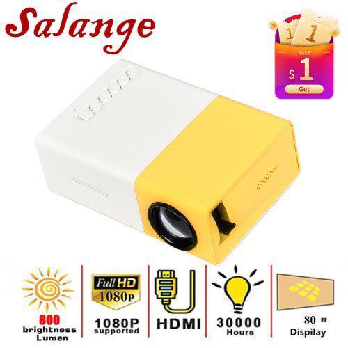 جهاز عرض LED صغير محمول عالي الدقة 1080 بكسل