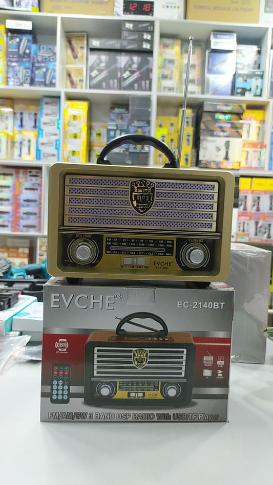 Radio portable rétro EVCHE EC-2140BT