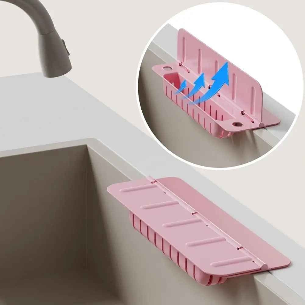 مصفاة حوض، قطعة واحدة متينة، قابلة للطي، متعددة الوظائف Egouttoir pour Évier 1 Pièce Support Pliable Multifonction