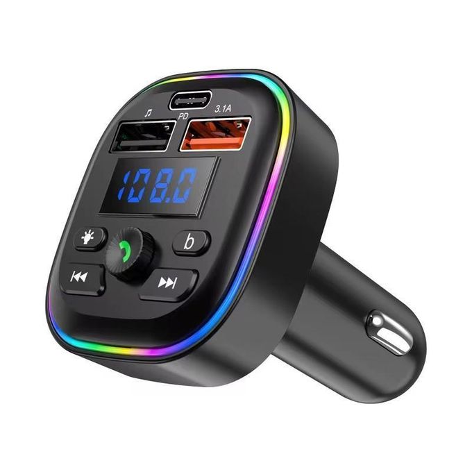 HM138 شاحن سيارة USB سريع Transmetteur FM 3 Port Rapide Mobile Téléphone 3.1A Rapide Chargeur De Voiture Usb