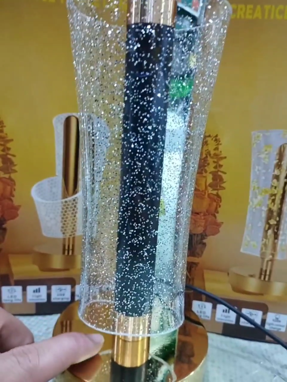 Lampe de Table LED Moderne en Cristal مصباح طاولة كريستالي LED حديث