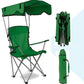 Premium Auto-Folding Canopy Chair كرسي التخييم الفاخر بالمظلة الأوتوماتيكية