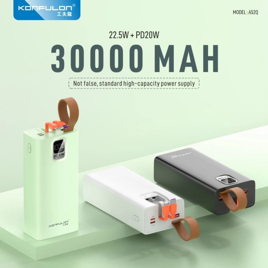 Chargeur 30000MAH portable universel charge rapide mobile شاحن محمول عالمي شحن سريع للهواتف