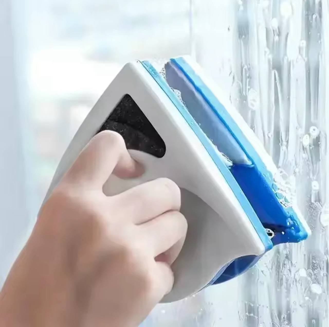 Doublefaced Glass Clean أداة تنظيف الزجاج ذات الوجهين
