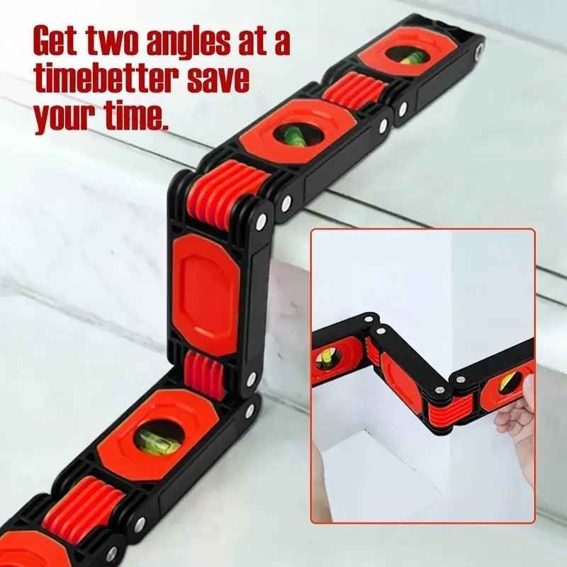 ميزان تسوية مغناطيسي متعدد الزوايا قابل للطي Niveau pliable magnétique multi-angle