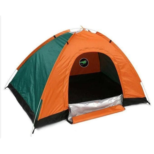 خيام تخييم متعددة الألوان لأربعة أشخاص، 208x208x145 سم Tentes multicolor de Camping 4 PERSONNES