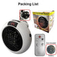 The wall outlet portable Heater Warm air blower سخان محمول بمنفذ الحائط ومنفاخ هواء دافئ