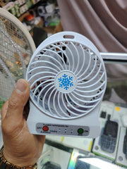 Mini ventilateur portable de bureau rechargeable مروحة مكتبية صغيرة محمولة قابلة لإعادة الشحن عبر منفذ USB