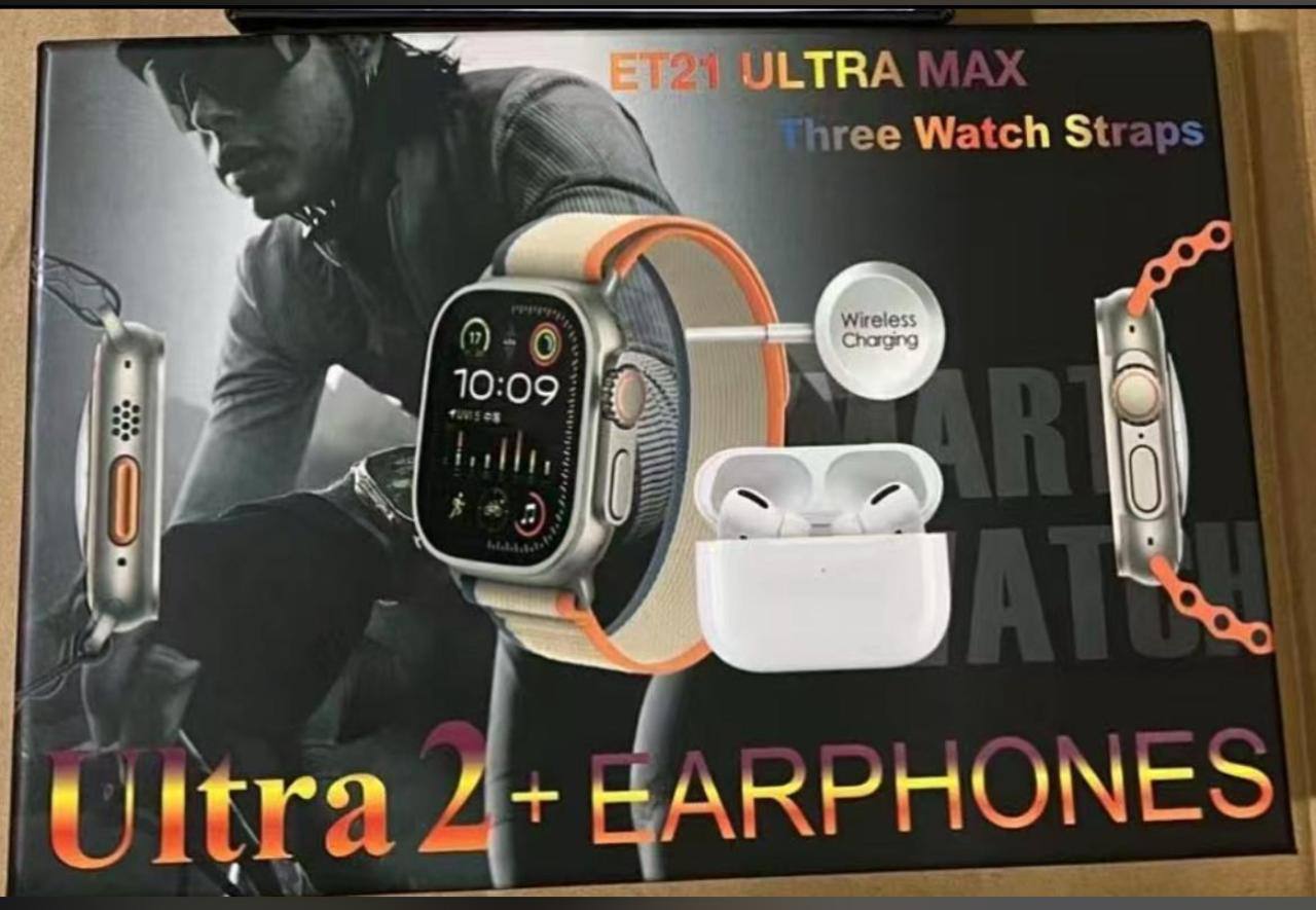 Smart watch ET21 ULTRA2 plus Earphones ULTRA MAX