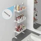 رف تخزين متعدد الوظائف للحمام بثلاثة مستويات Etagère de rangement multifonctionnelle à 3 niveaux pour salle de bain