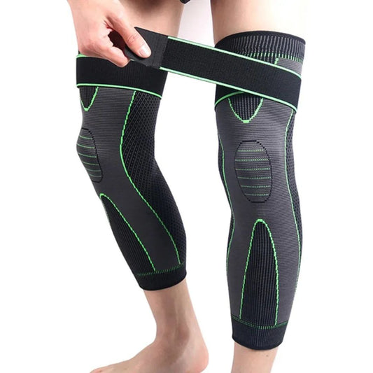 Genouillère de Compression Longue Manchon de Protection pour la Jambe