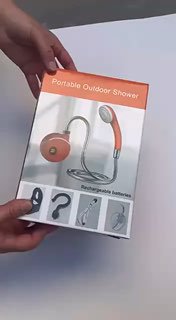 Portable outddor shower Pompe de douche de camping en plein air portable, pommeau de douche aste pour le camping, la randonnée, les voyages, la plage, le pique-nique