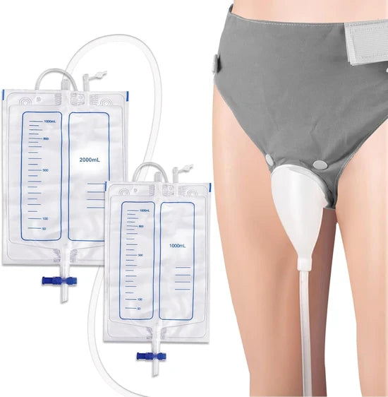 جهاز تجميع بول قابل للارتداء للرجال Collecteur d'urine portable pour hommes avec capsule de recueil d'urine réutilisable en silicone