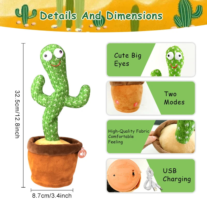 Jouet cactus danseur pour enfants الصبار الرقاص