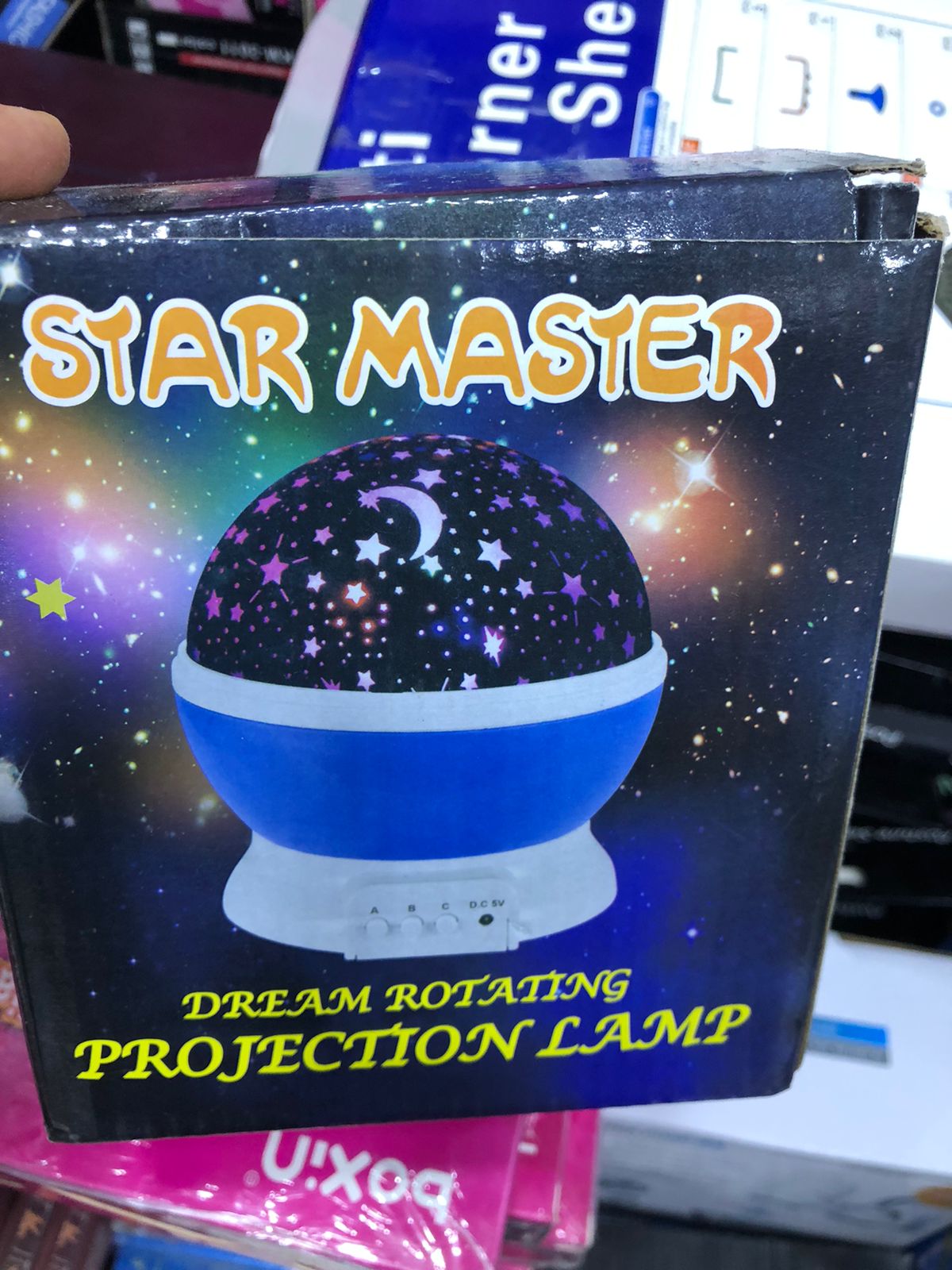 Lampe de Projection rotative LED Rechargeable  ضوء الليل للديكور المنزل