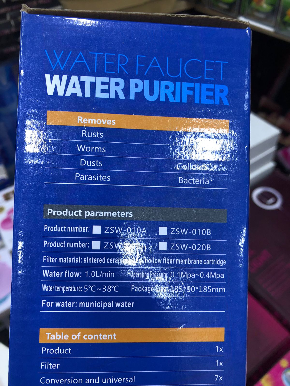 منقي مياه الحنفية  صنبور المطبخ Purificateur et filtre eau robinet فيلتر تصفية المياه