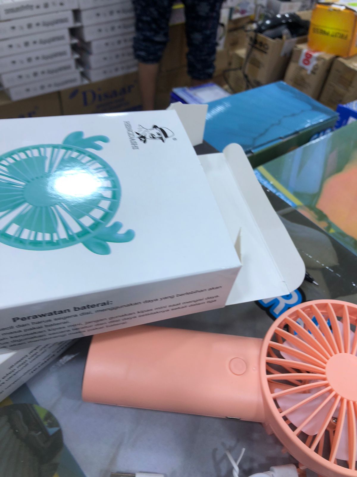 Mini ventilateur portable مروحة صغيرة محمولة كهربائية