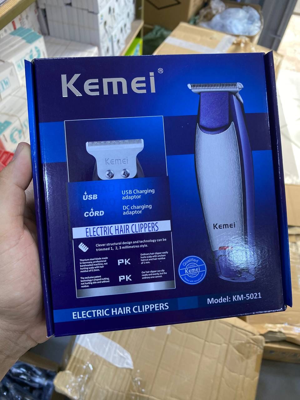 ماكينة قص الشعر الكهربائية Kemei Model KM-5021