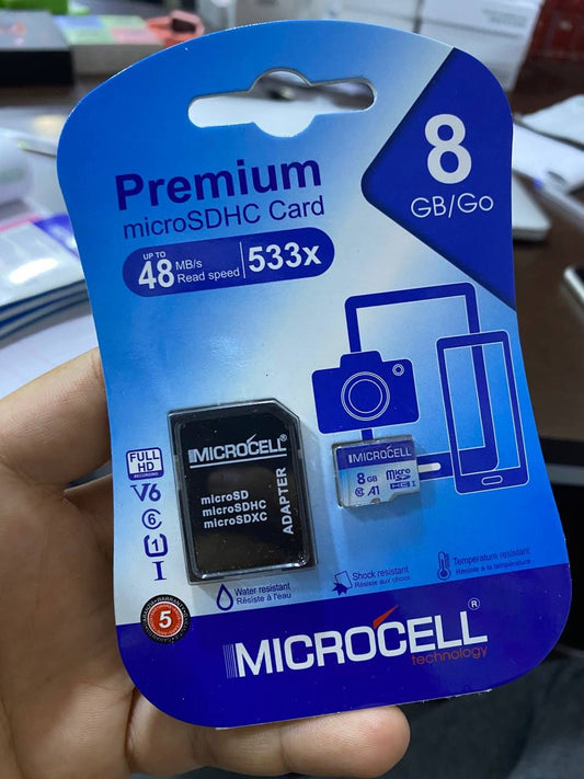 CARTE MEMOIRE 8G MICROCELL