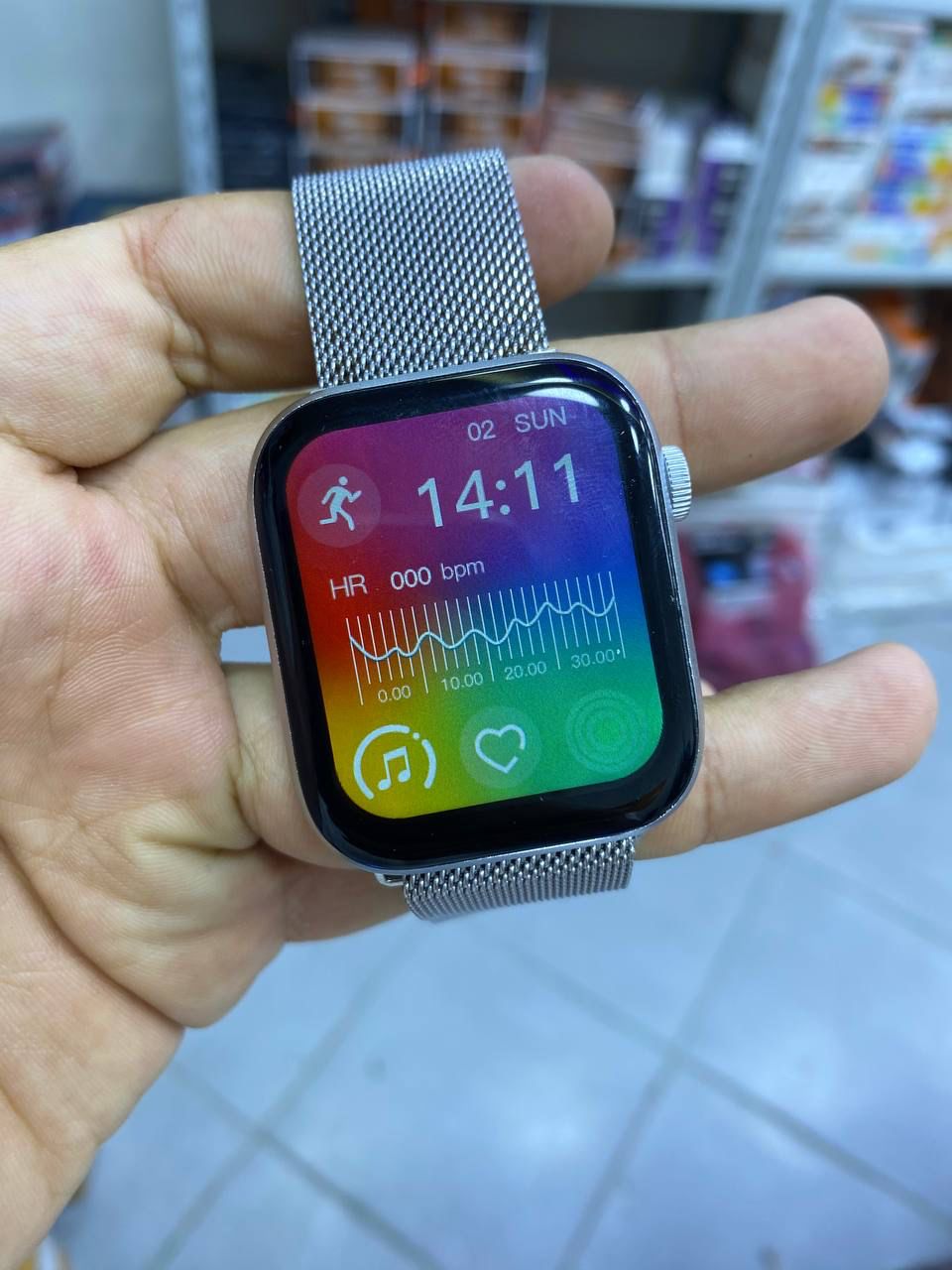 SMART WATCH 8 AVEC AIRPOD ET 3 BRACELETS