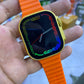 SMART WATCH T10 ULTRA 2.09 INFINITE BRACELET ORANGE