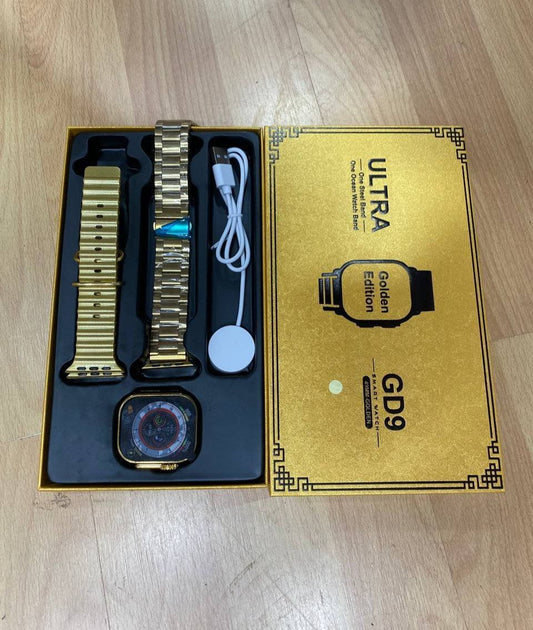 SMART WATCH 49mm Golden ULTRA GD9