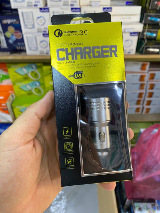 Chargeur rapide allume-cigare voiture Qualcomm3.0 USB