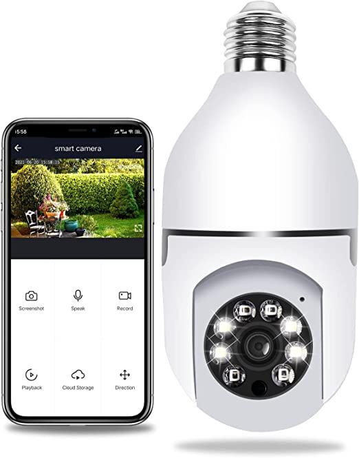 Inda-Caméra de surveillance sans fil WiFi 5G, suivi humain automatique, vision nocturne