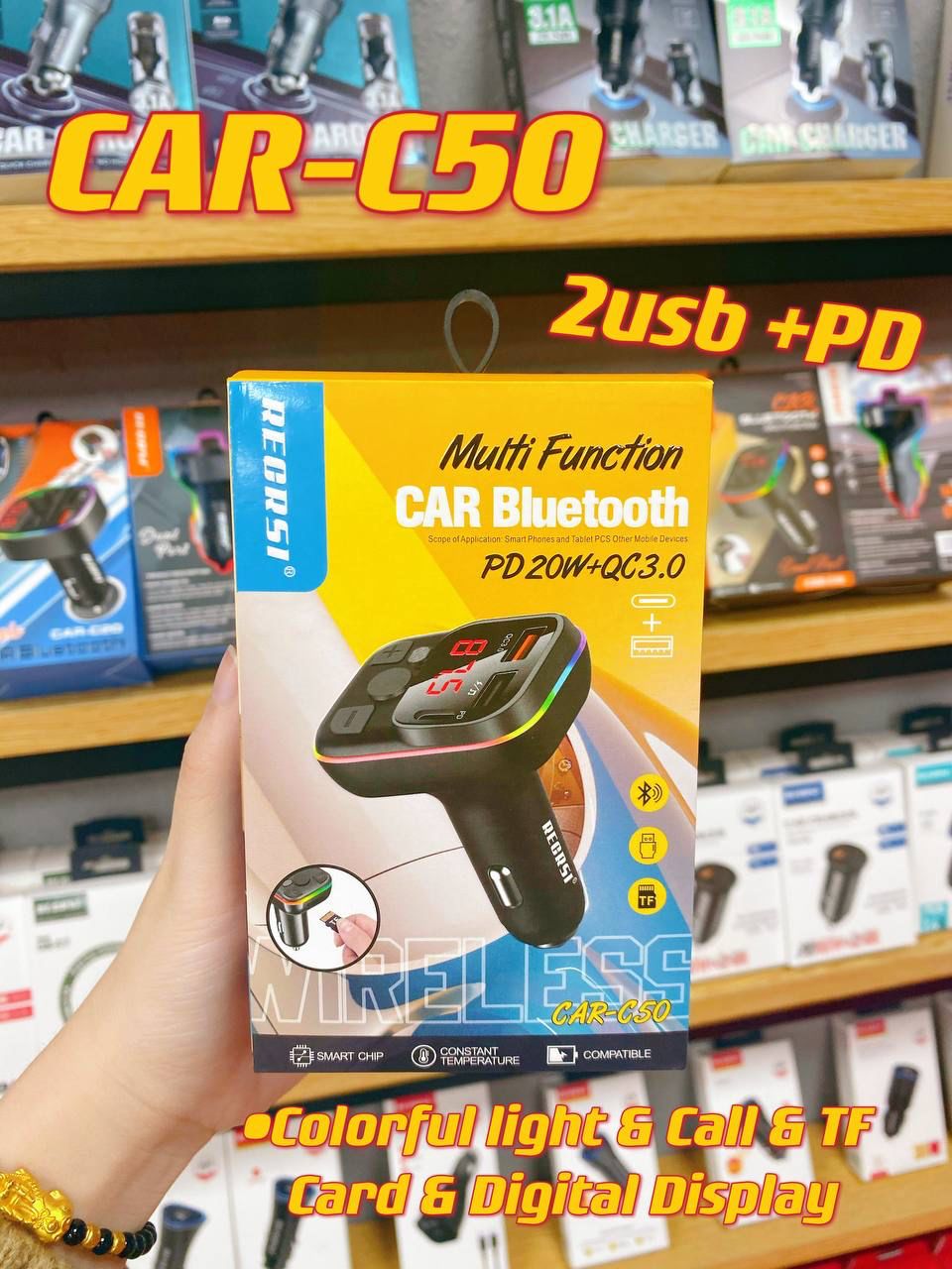 CAR-C50 Multi-fonctions 02USB