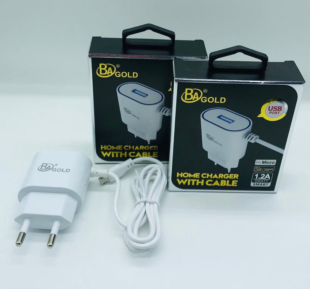 Chargeur USB BA GOLD. 6watt 1.2A