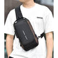 Sac a Dos Bandouliere Impermeable Sac Poitrine Antivol Sacoche avec USB