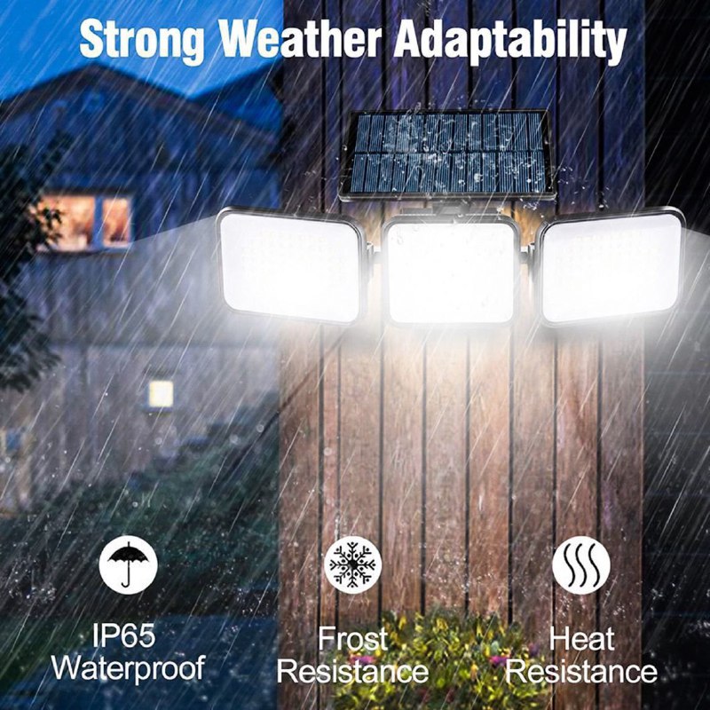 Triple LED Solar wall light sensor light JD-2757A JD-2656A SMD