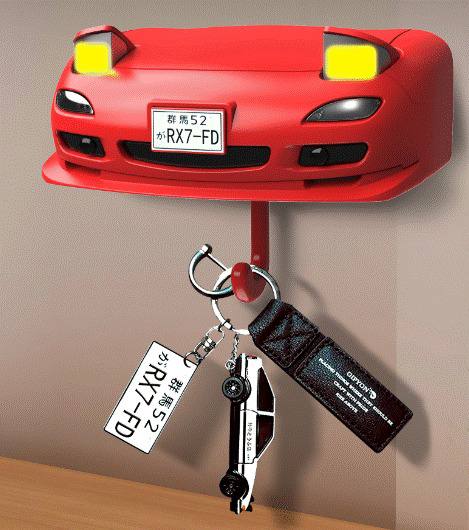 Porte-clés LED inspiré de la Mazda Miata