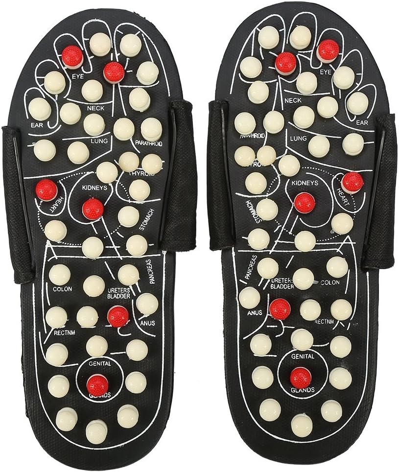 خف تدليك القدمين بالضغط الإبري Chaussons de massage par acupression et réflexologie plantaire pour hommes et femmes