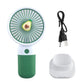 Petit Ventilateur Muet Pour les Voyages Mini Ventilateur Portatif  مروحة صغيرة صامتة للسفر، مروحة صغيرة محمولة مزودة بمنفذ شحن USB
