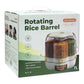 7L منظم القطاني 7 لتر الحجم الكبير Rotating Rice Barrel Distributeur et rangement hermétique pour céréales et légumineuses