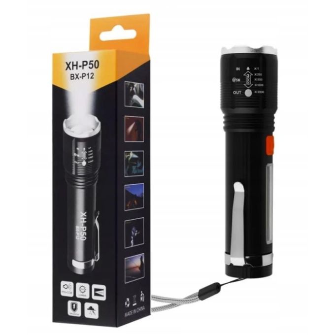 مصباح قابل للشحن Lampe Torche Rechargeable XH-P50 à Haute Luminosité