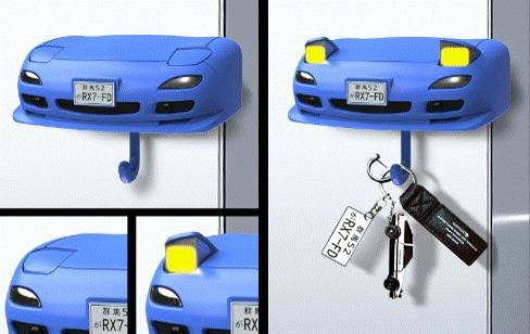 Porte-clés LED inspiré de la Mazda Miata