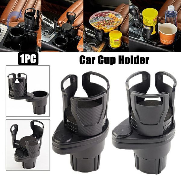 حامل أكواب السيارة حامل هاتف ومنظم Extenseur de Porte-Gobelet Voiture Double Compartiment, Support Téléphone et Organisateur