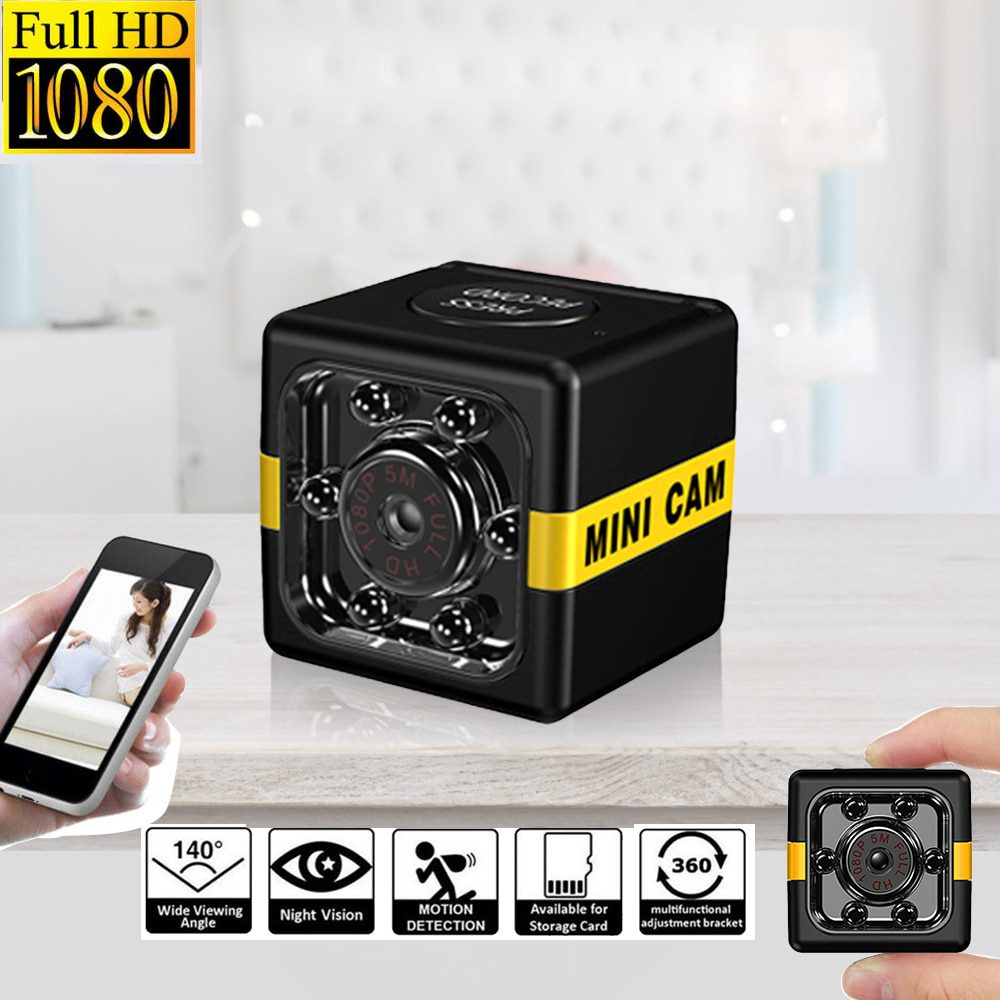 كاميرا مراقبة منزلية لاسلكية صغيرة عالية الدقة 1080P HD Mini caméra sécurité à domicile sans fil 2.0MP Vision nocturne caméscope mouvement DVR Micro caméra Sport DV vidéo petite caméra