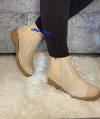 Bottes cuir gomme semelle بوط  جلد سومل كومة