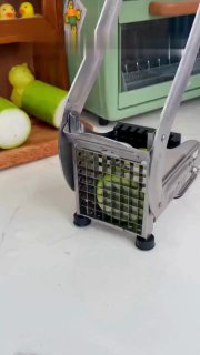 قطاعة بطاطس يدوية من الفولاذ المقاوم للصدأ Coupe-frites manuel en acier inoxydable