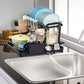 Kitchen Storage Draining dish rack رف تجفيف الأطباق للتخزين في المطبخ