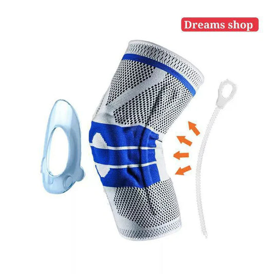 دعامة الركبة الأمامية من السيليكون، للجنسين Genouillère, support avant pour genou