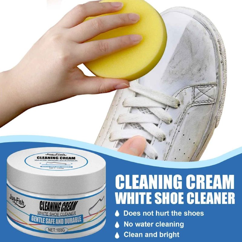 crème nettoyante pour chaussures blanches كريم تنظيف الأحذية البيضاء