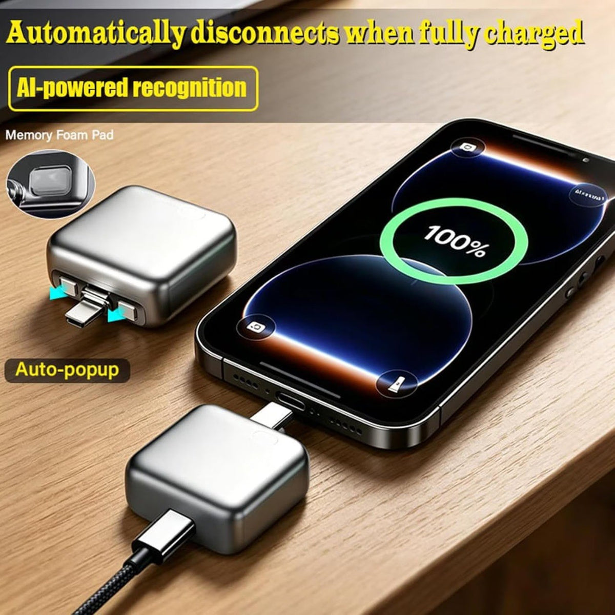Arret automatique Déconnexion à pleine charge Pour telephone PC Portable Tablette LX-007 فصل تلقائي عند اكتمال الشحن للهواتف، وأجهزة الكمبيوتر المحمولة، والأجهزة اللوحية